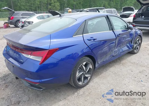 2022 Hyundai Elantra Limited from USA, damaged, VIN KMHLP4AG7NU360180